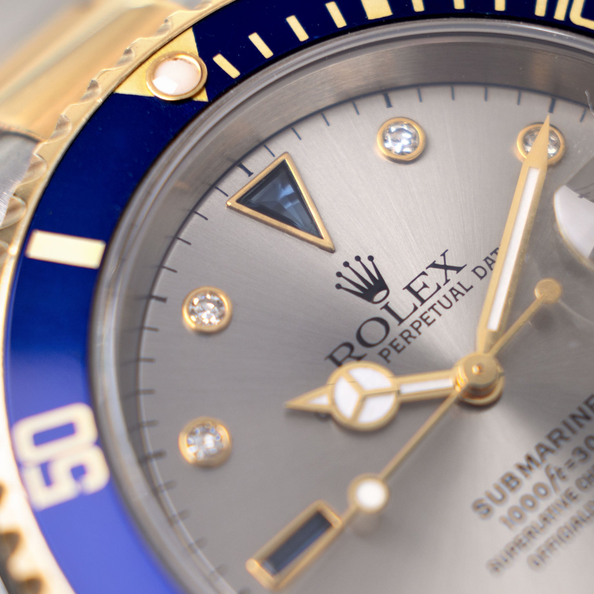 Rolex Submariner Date Serti Dial Two-Tone 16613 