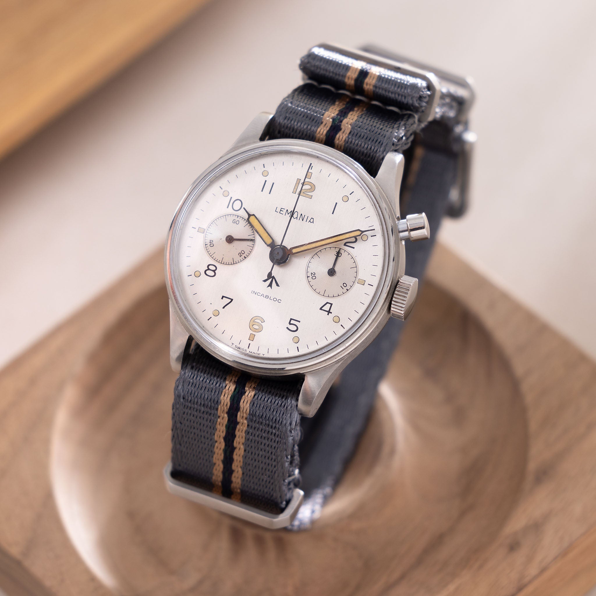 Lemania Monopusher Chronograph 15CHT 