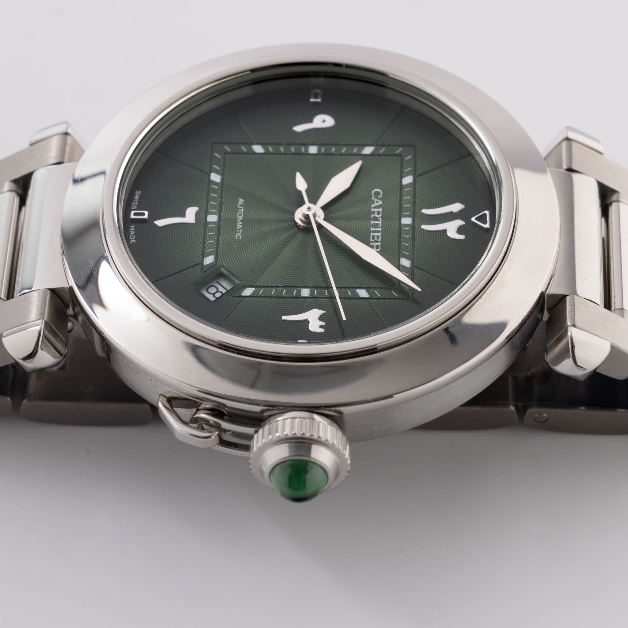 Cartier Pasha Green Middle East limited Edition with Warrantee Card 