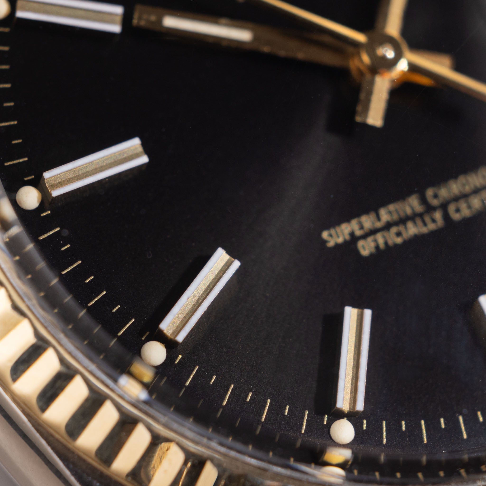 Rolex Datejust Black Dial Ref 16013 