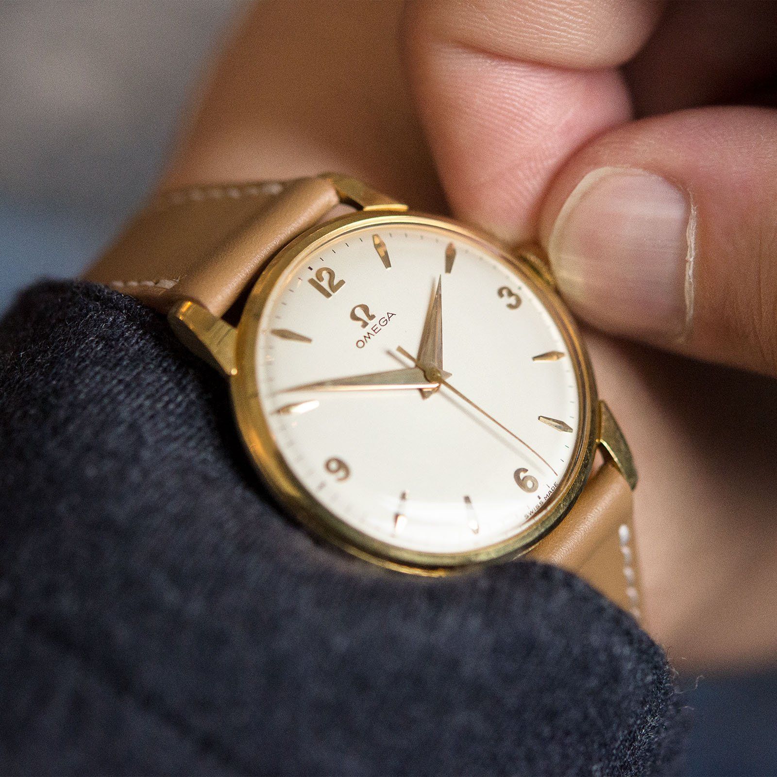 Omega Yellow Gold Dress Watch Cal.284