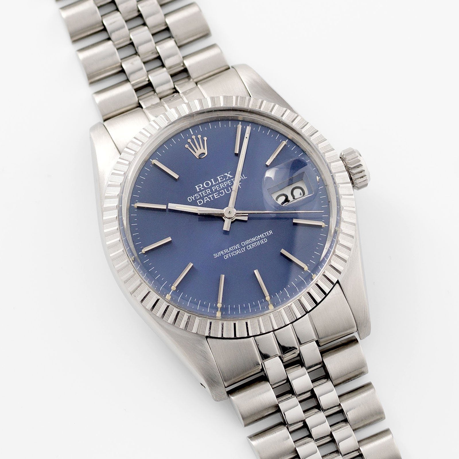 Rolex Datejust Blue Dial Reference 16030 