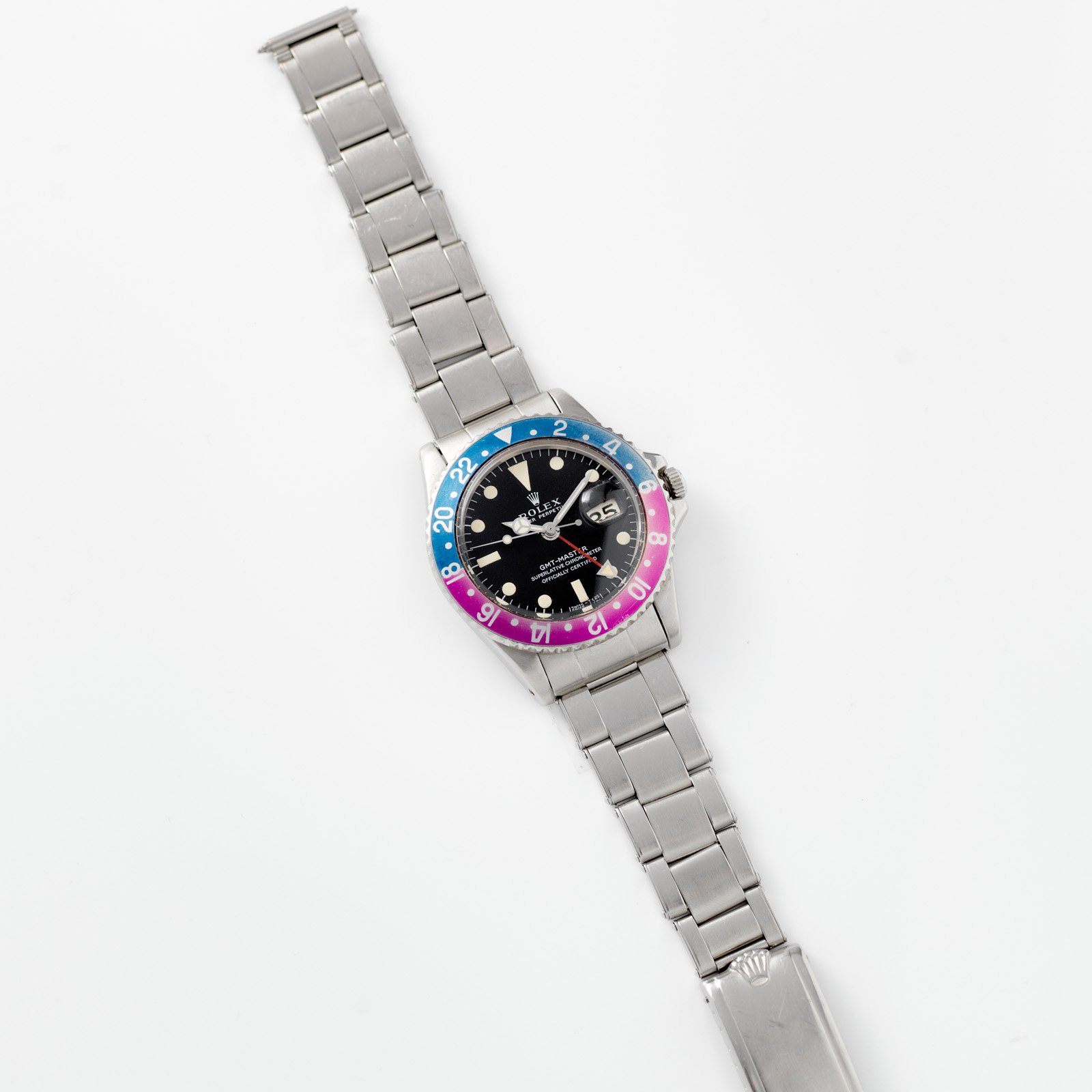 Rolex 1675 Mk1 Long E Fuchsia GMT Master