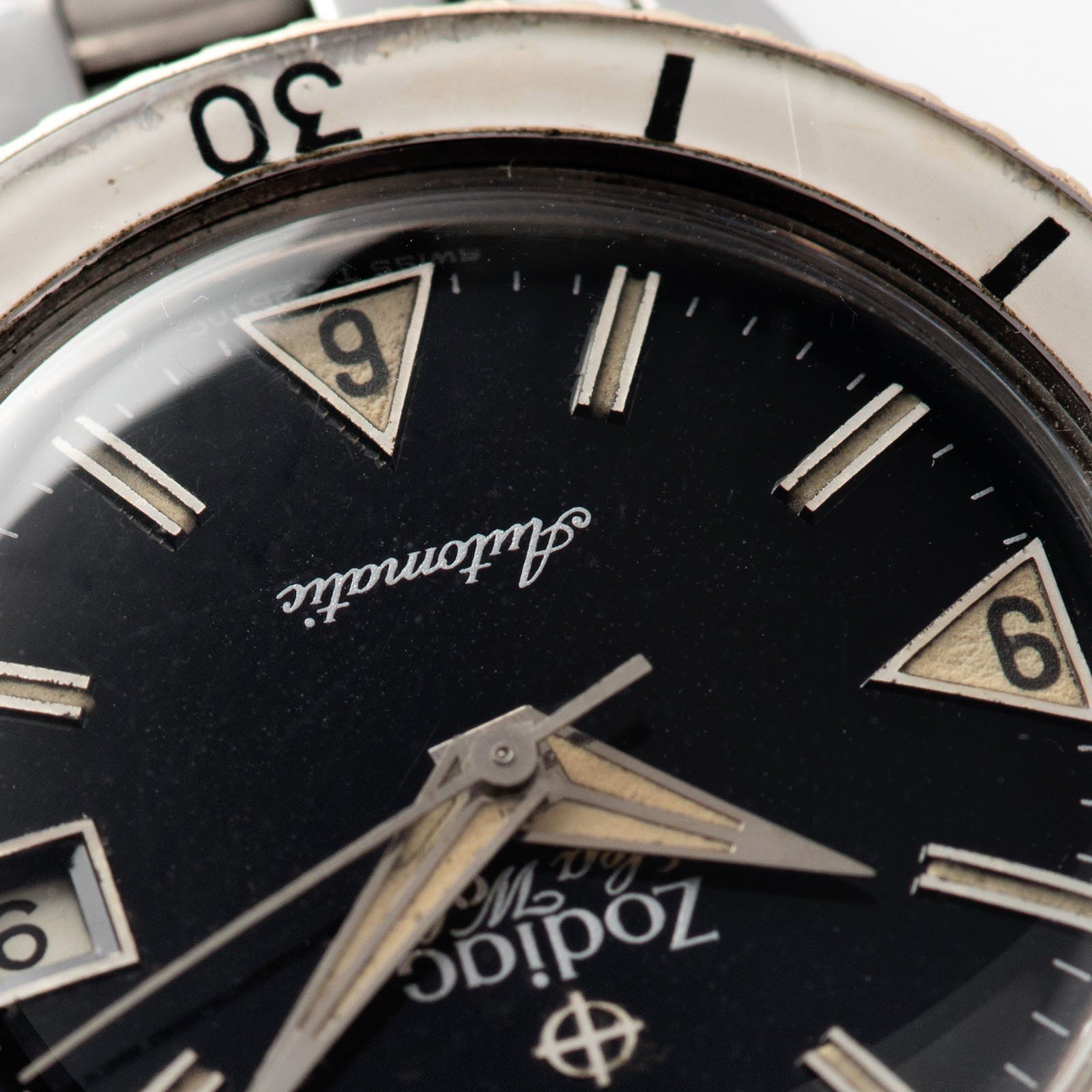Zodiac Sea Wolf Gilt Dial with Original Bracelet