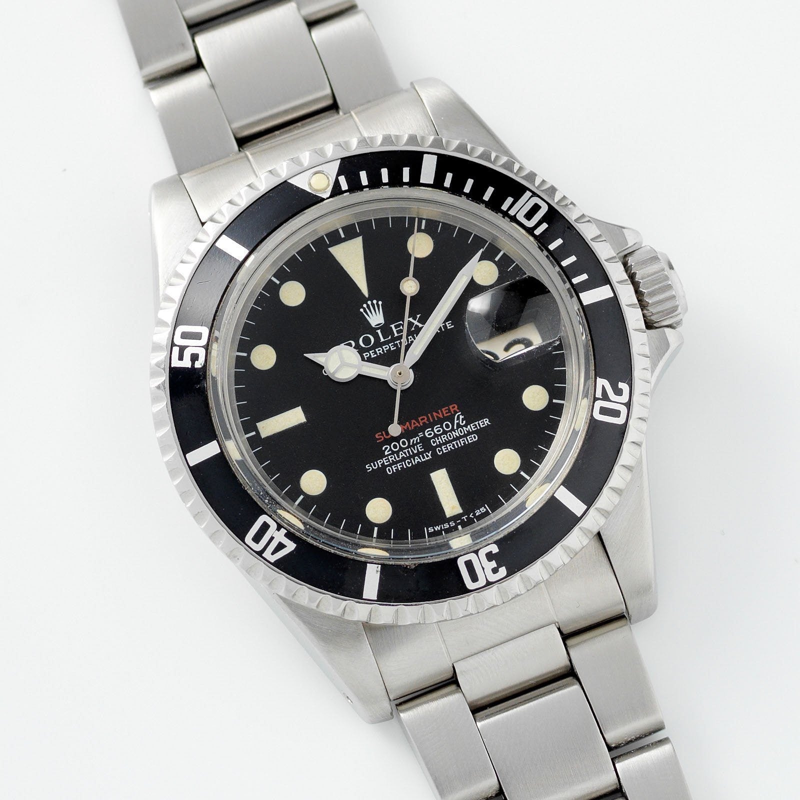 Rolex Mk1 Meters First Red Submariner Date 1680 