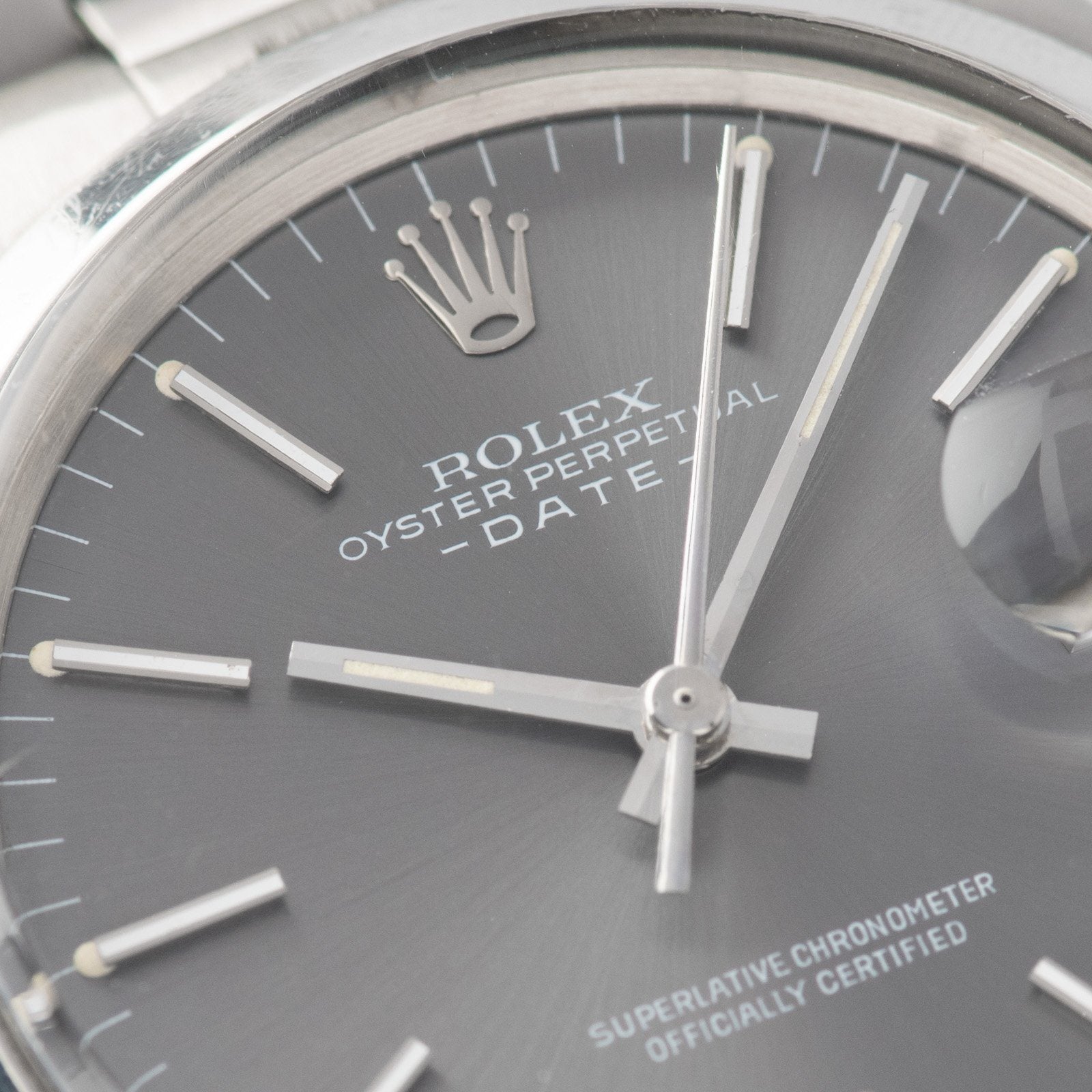 Rolex Date Reference 1500 Grey Sigma Dial