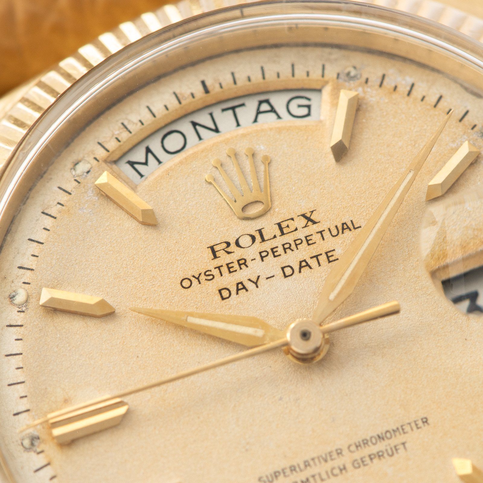 Rolex Day Date Yellow Gold German Dial 6611