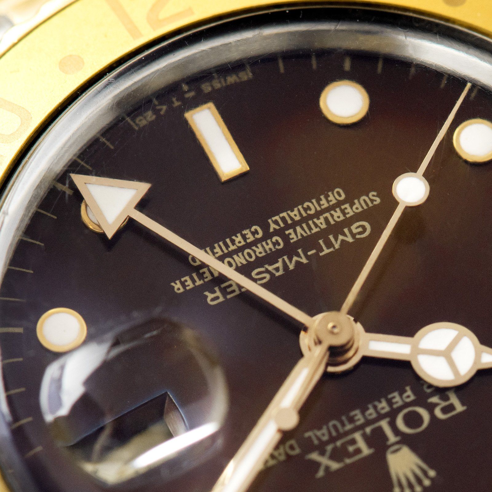 Rolex 16753 Brown Dial GMT Master Root Beer