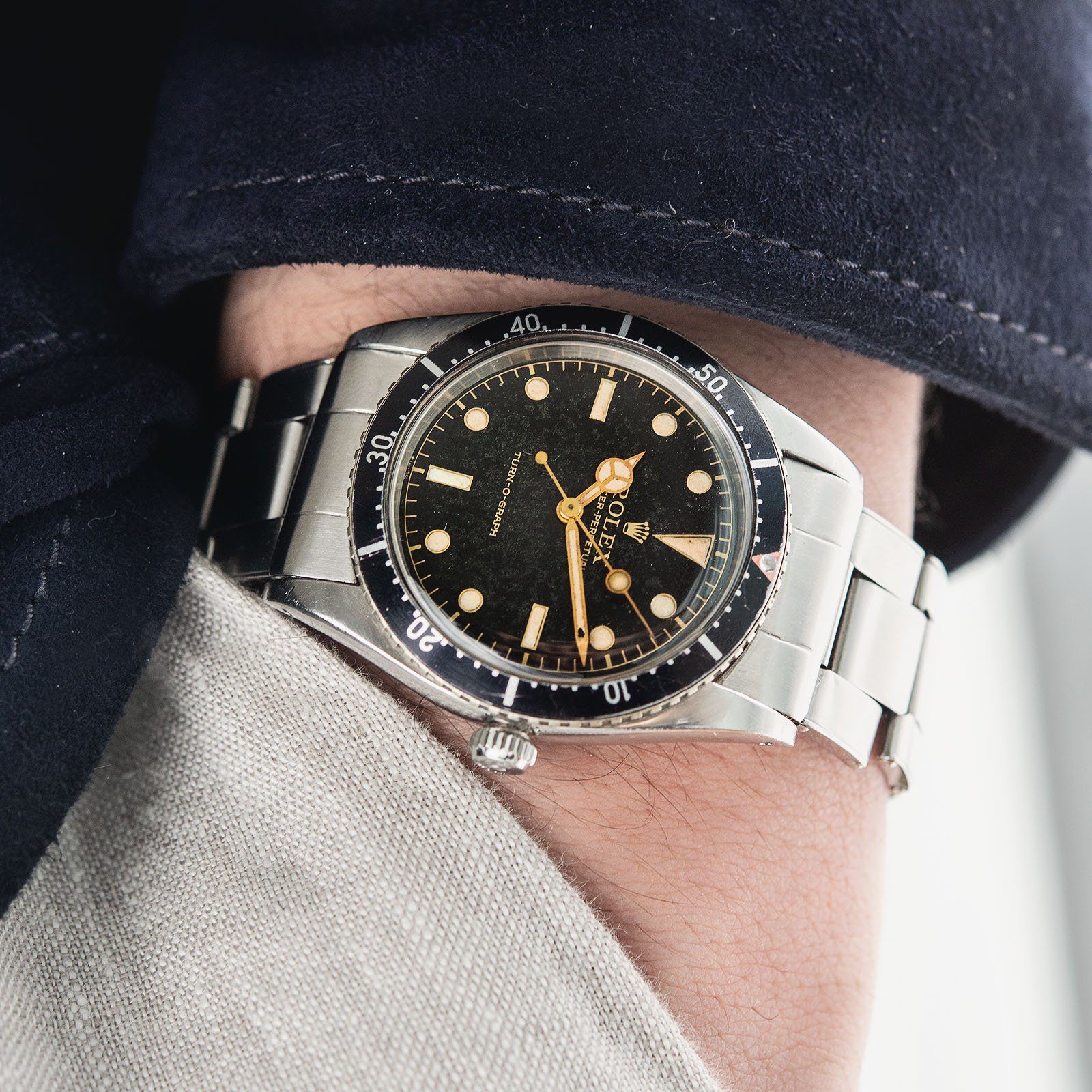 Rolex Turn-O-Graph Gilt Dial 6202