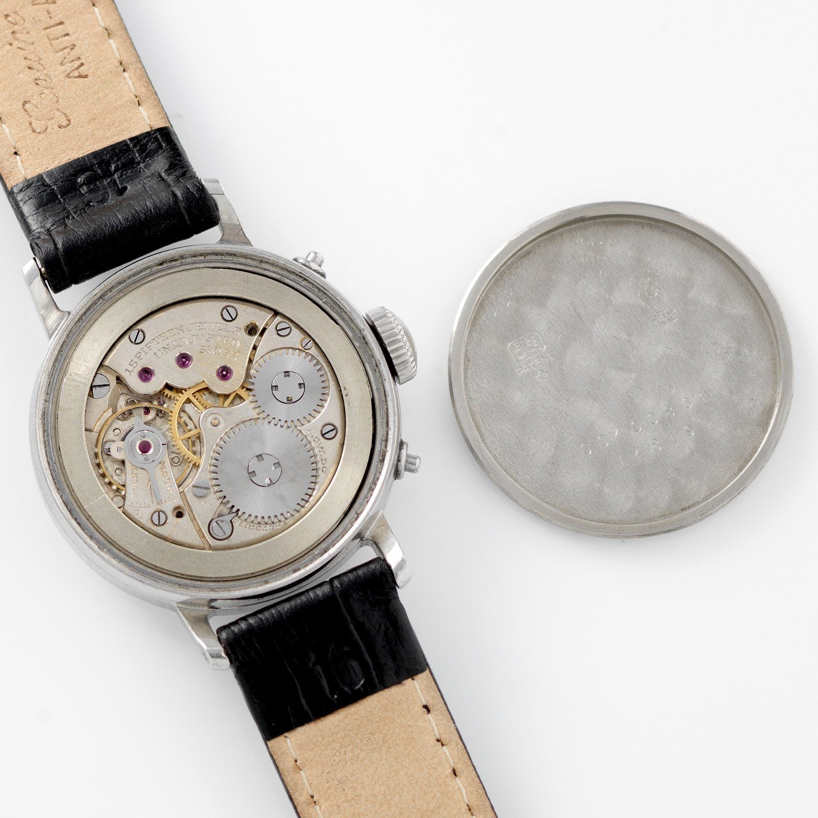 Movado Calendamatic Triple Date Calendar Watch  
