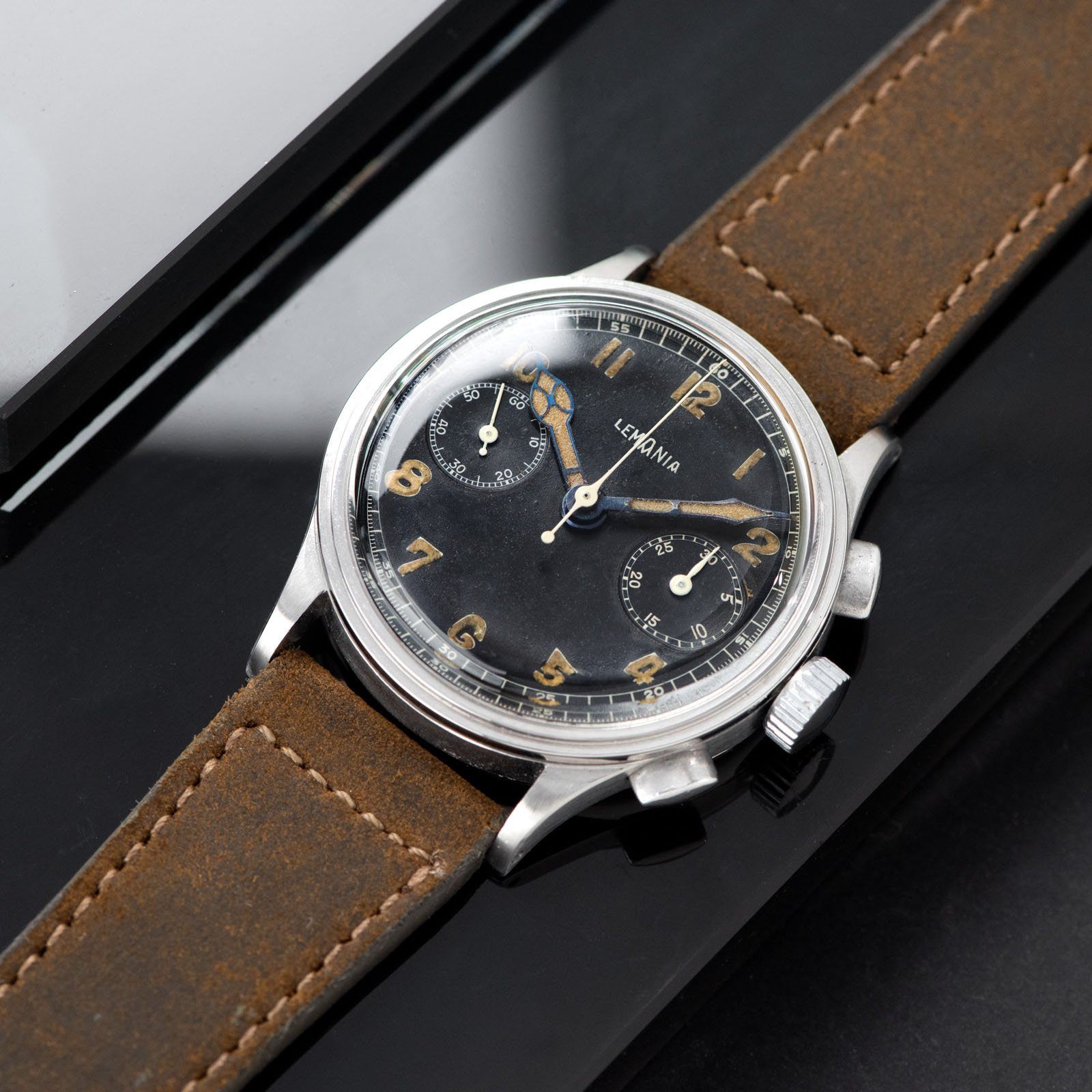 Lemania Two-Register Chronograph 