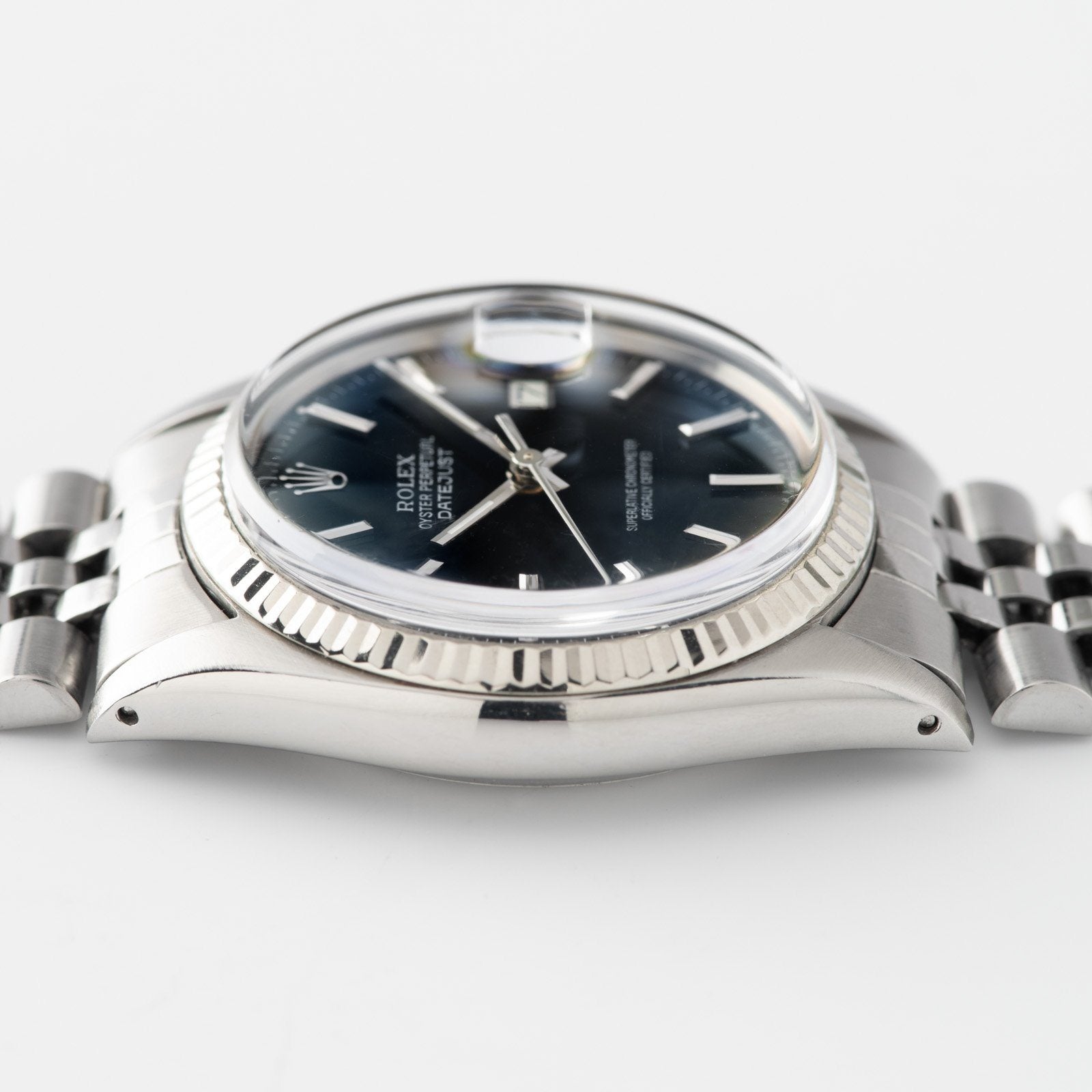Rolex Datejust Black Dial Reference 16014 