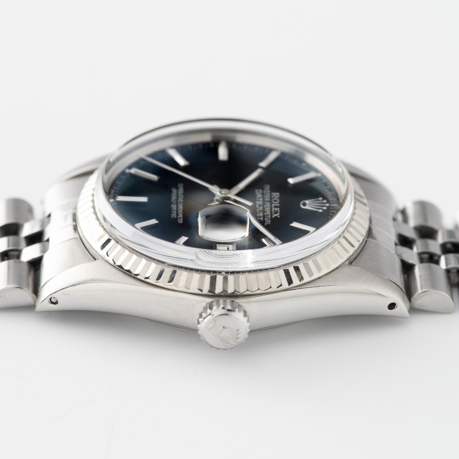 Rolex Datejust Black Dial Reference 16014 