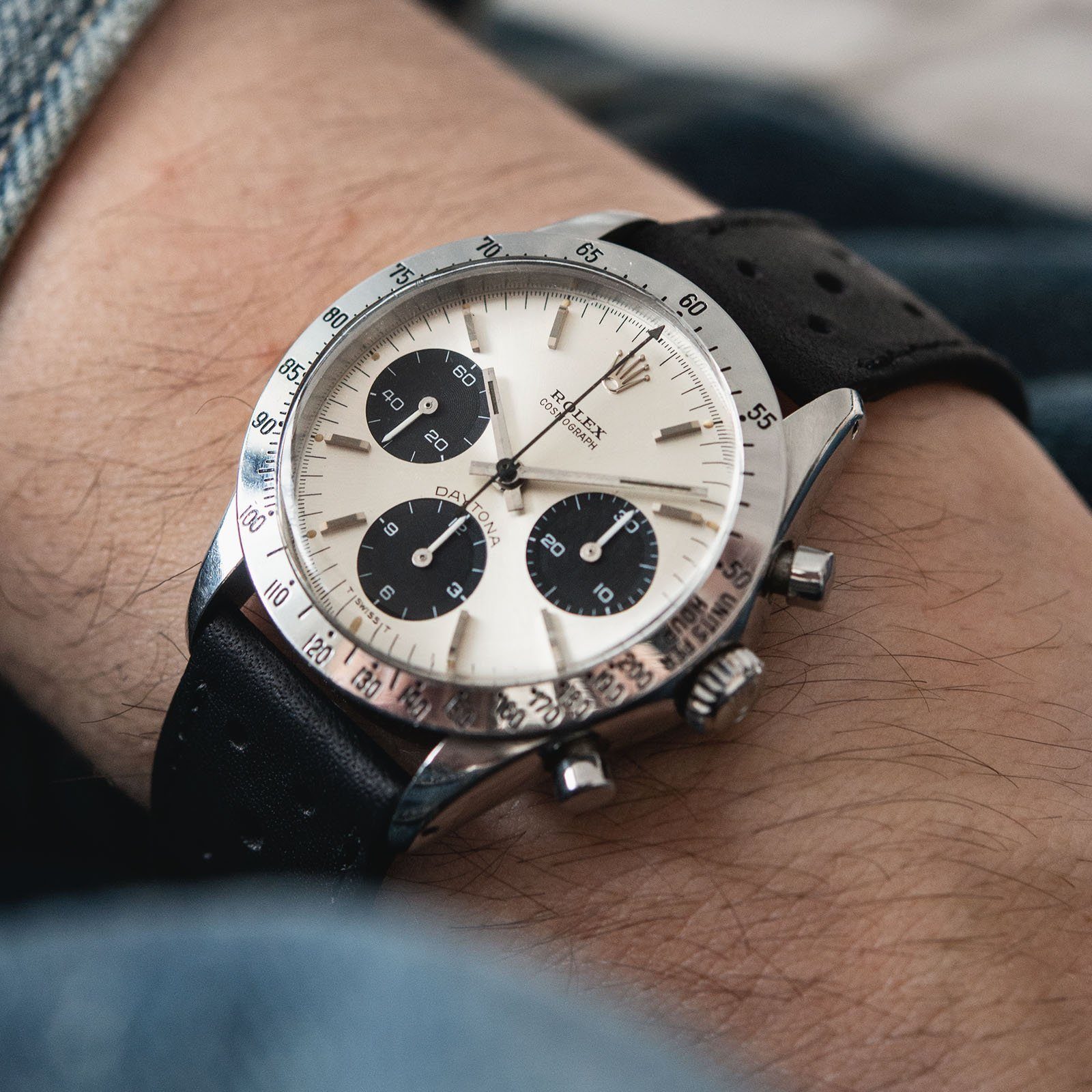 Rolex Vintage Daytona 6239 Silver T SWISS T Dial