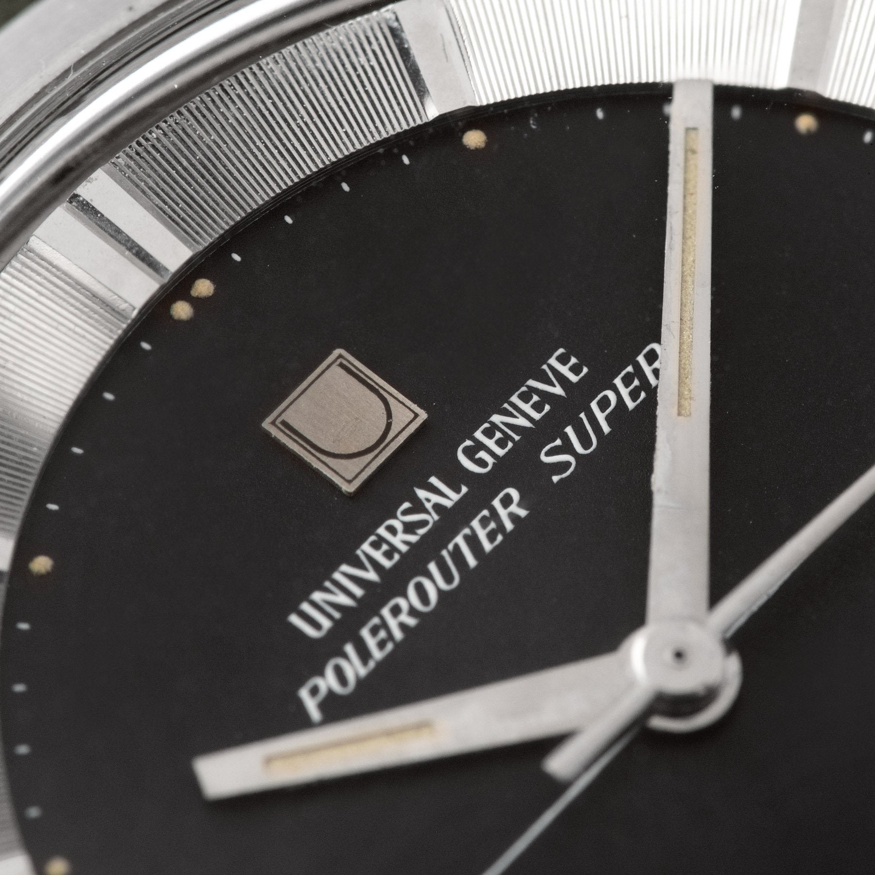 Universal Geneve Polerouter Super Ref 869112 01 with lume dots