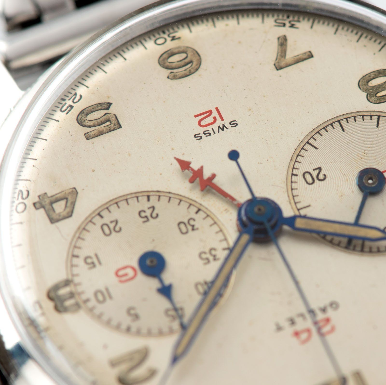 Gallet Multichron Navigator GMT Steel Chronograph 