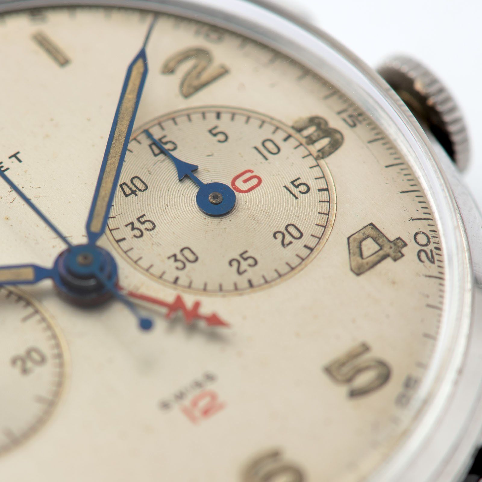 Gallet Multichron Navigator GMT Steel Chronograph 