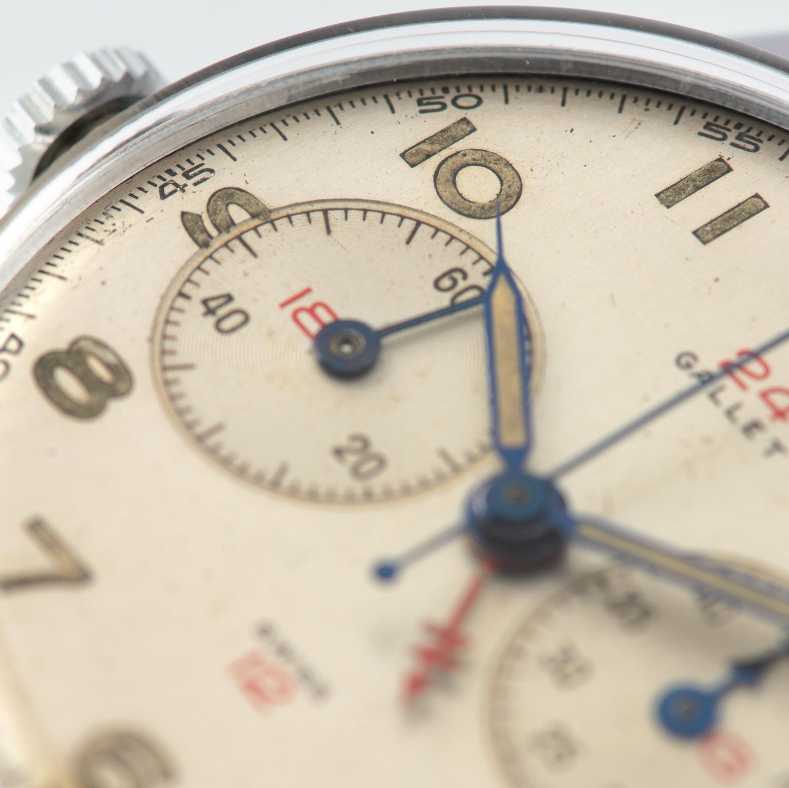 Gallet Multichron Navigator GMT Steel Chronograph 