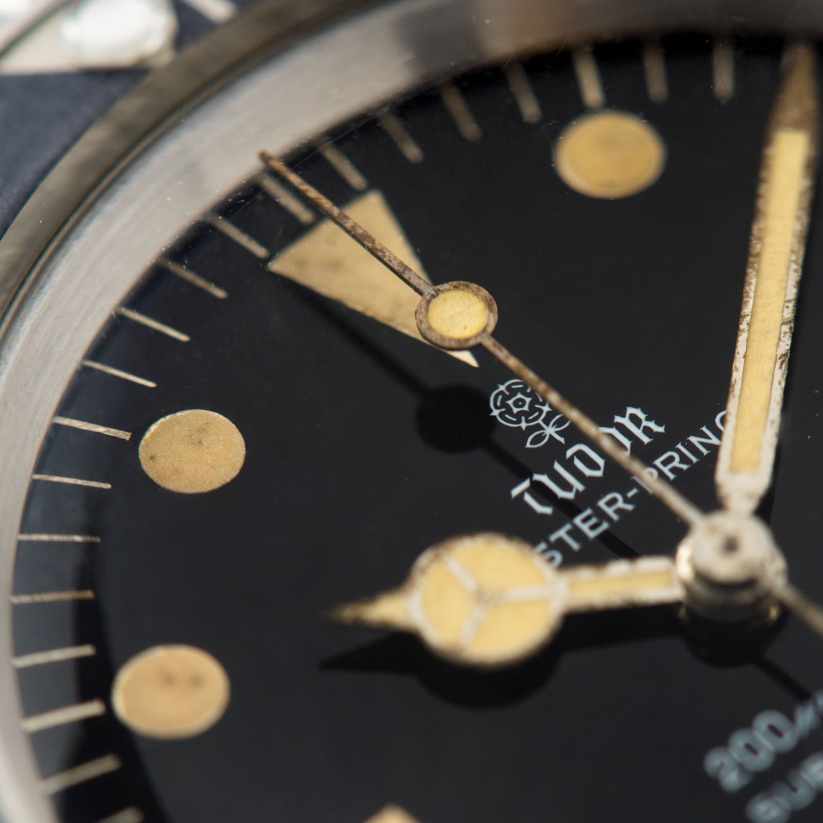 Tudor Submariner Ref 7928 Gilt Minute Track