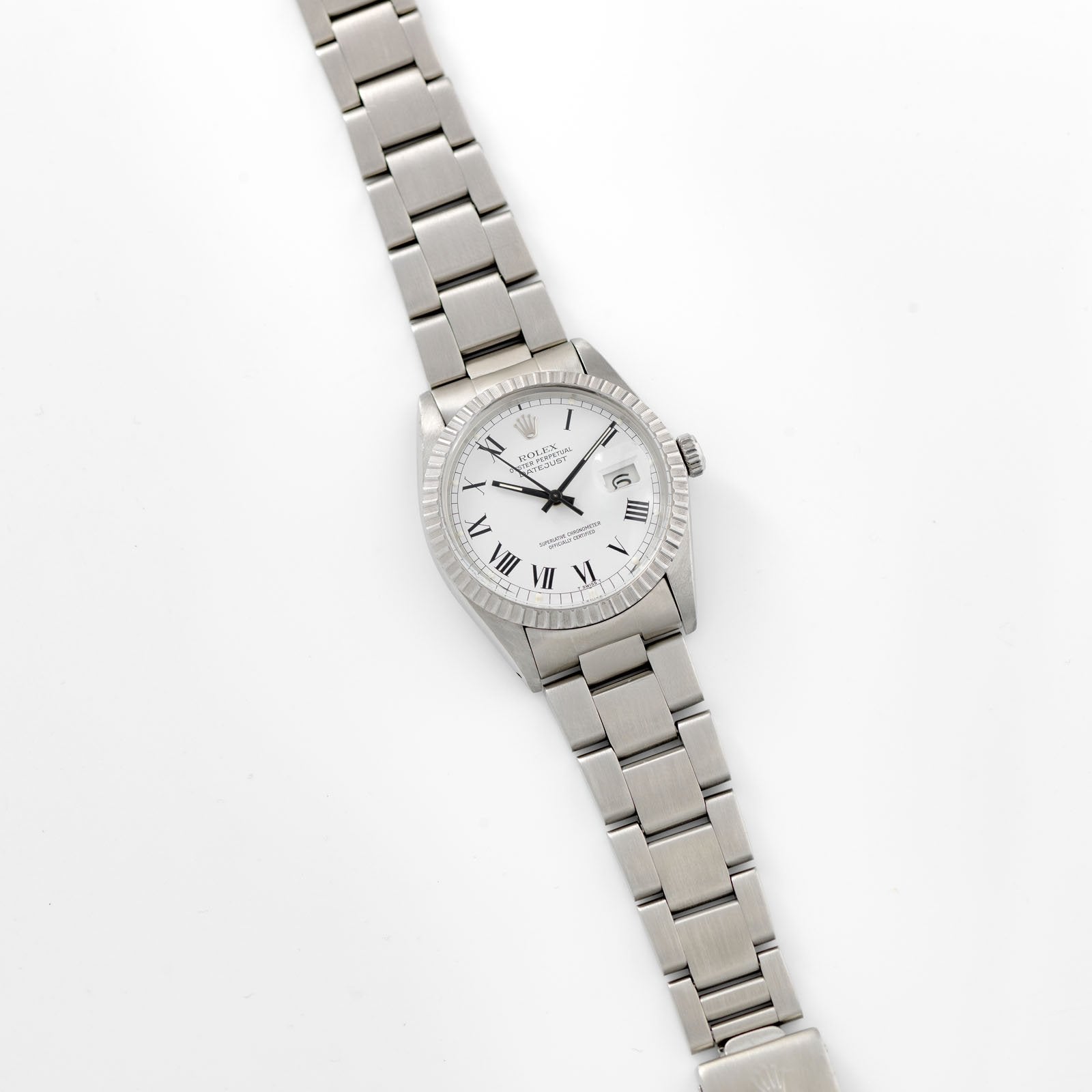 Rolex Datejust Reference 16030 White Buckley Dial 