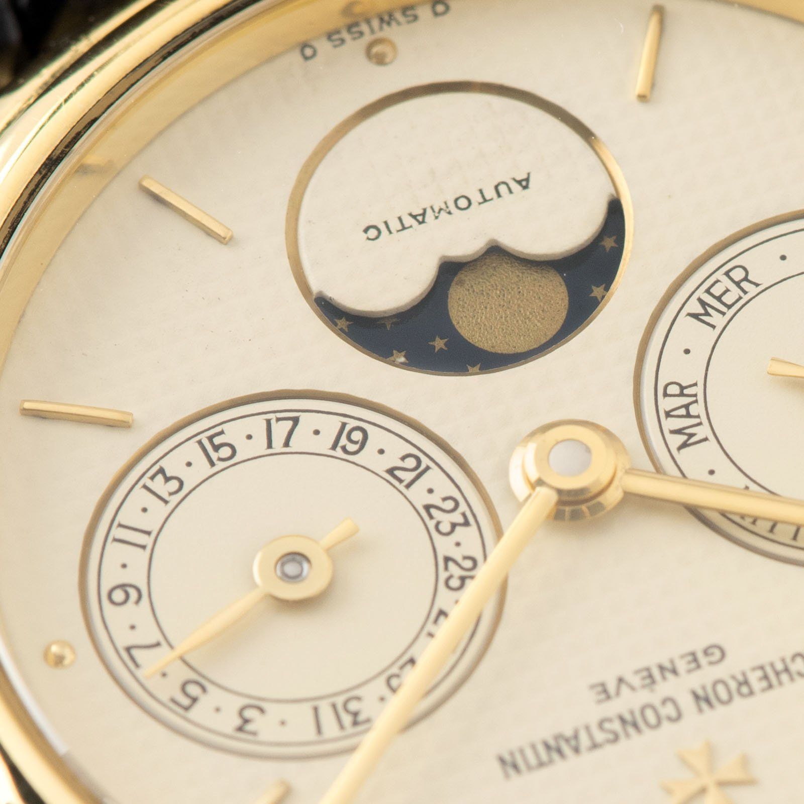 Vacheron Constantin  Patrimony Day Date Moonphase Yellow Gold Ref 47009-0003-J