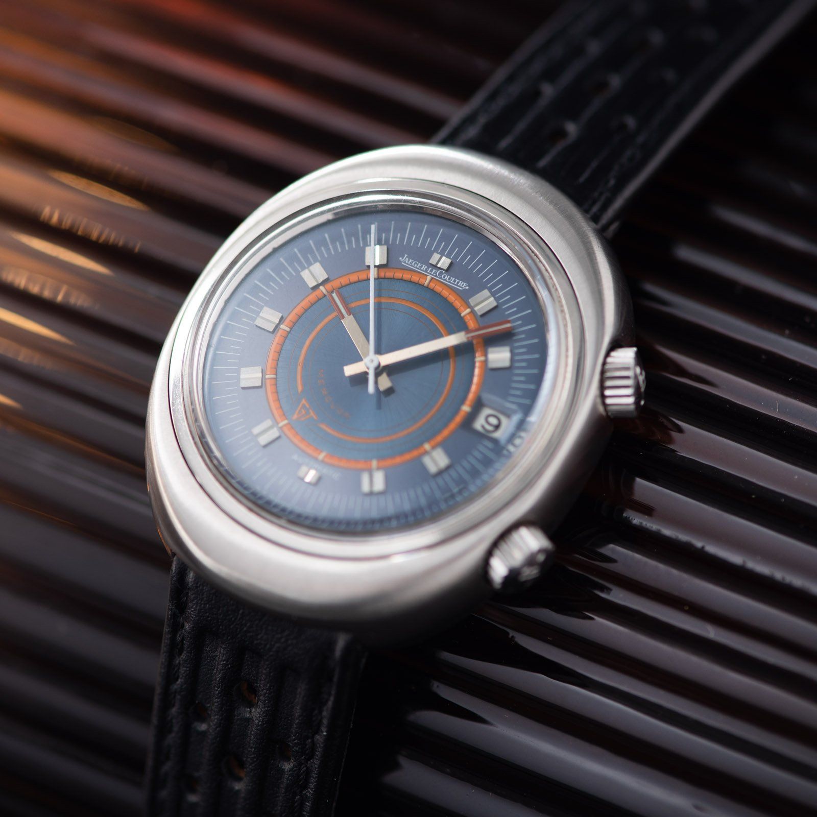 Jaeger Lecoultre Memovox Ref E873 Speed Beat alarm watch