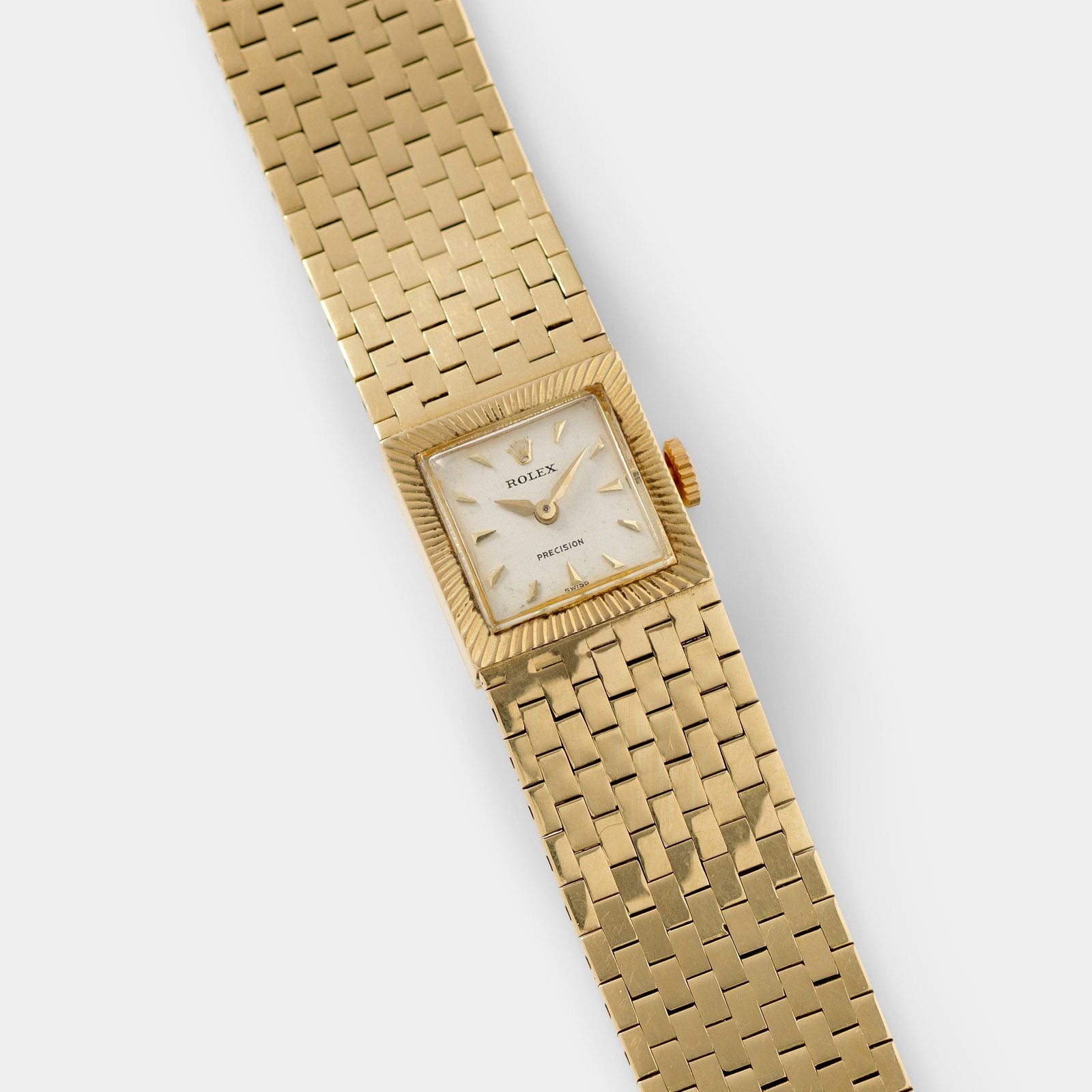 Rolex Precision 18kt Yellow Gold Ref 8209 with original non-luminous dial