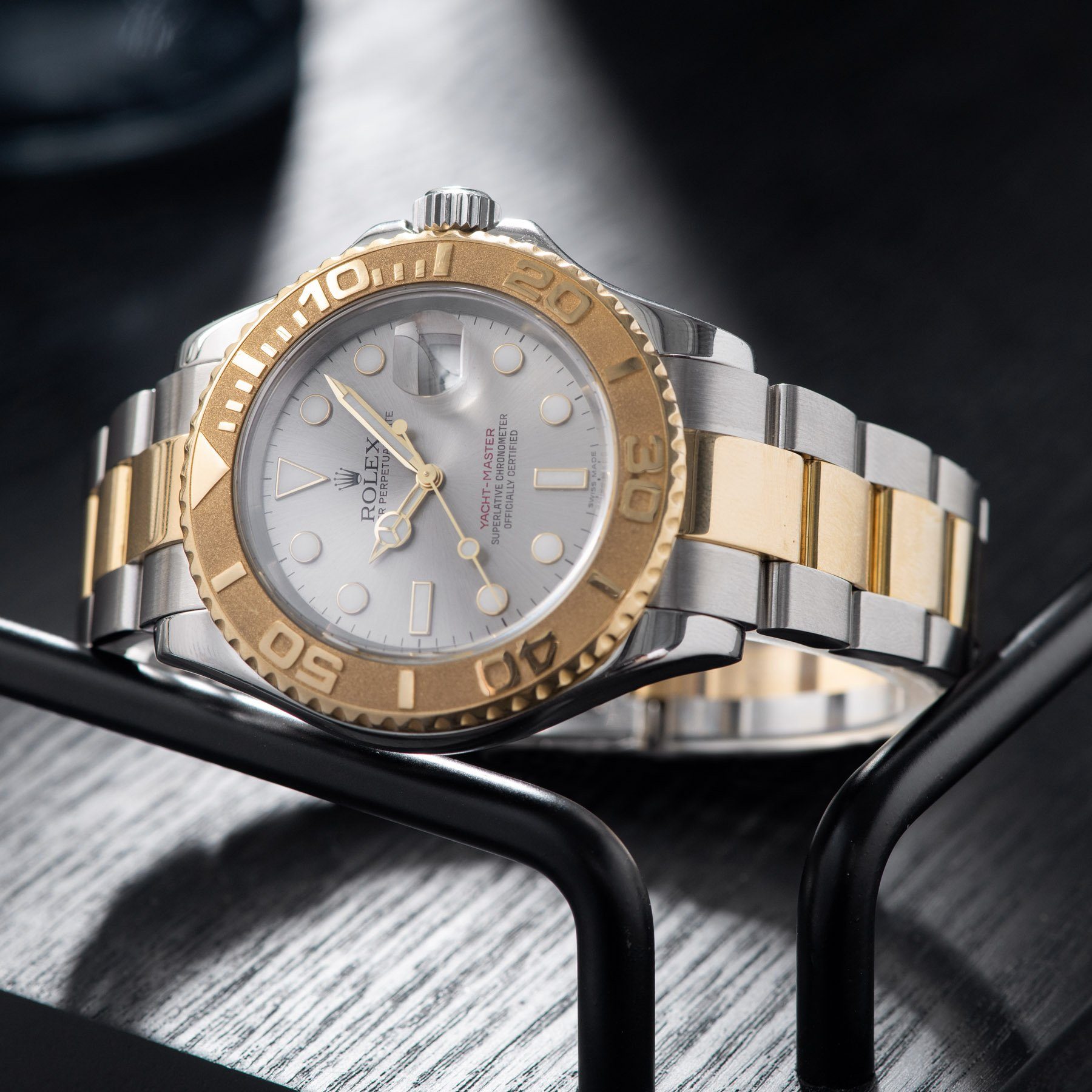 Rolex Yachtmaster Steel and Gold 16623 Grey Dial