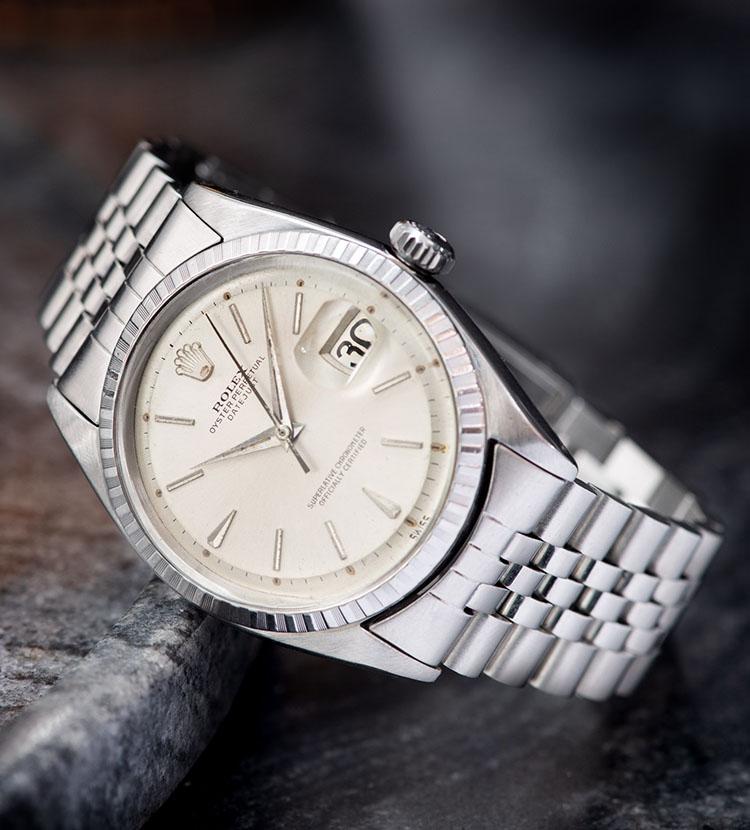 Rolex Datejust Silver Swiss Only Dial 1603 in superb condition