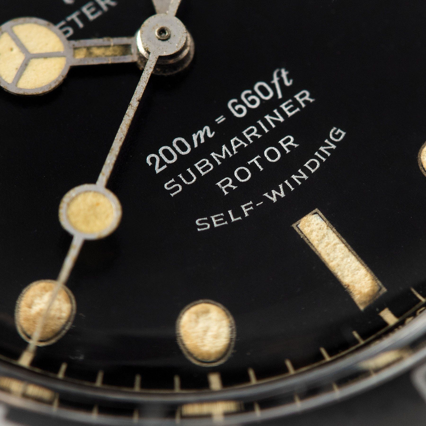 Tudor Submariner Ref 7928 Gilt Minute Track Ghost Bezel