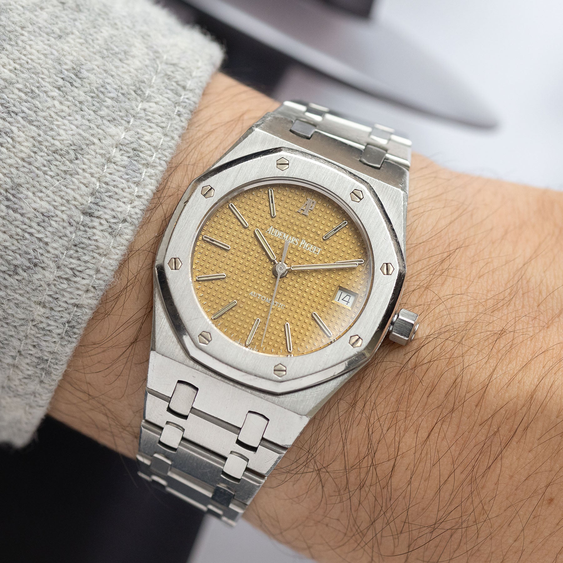 Audemars Piguet Royal Oak 14790 Tropical dial with Original Guarantee Paper