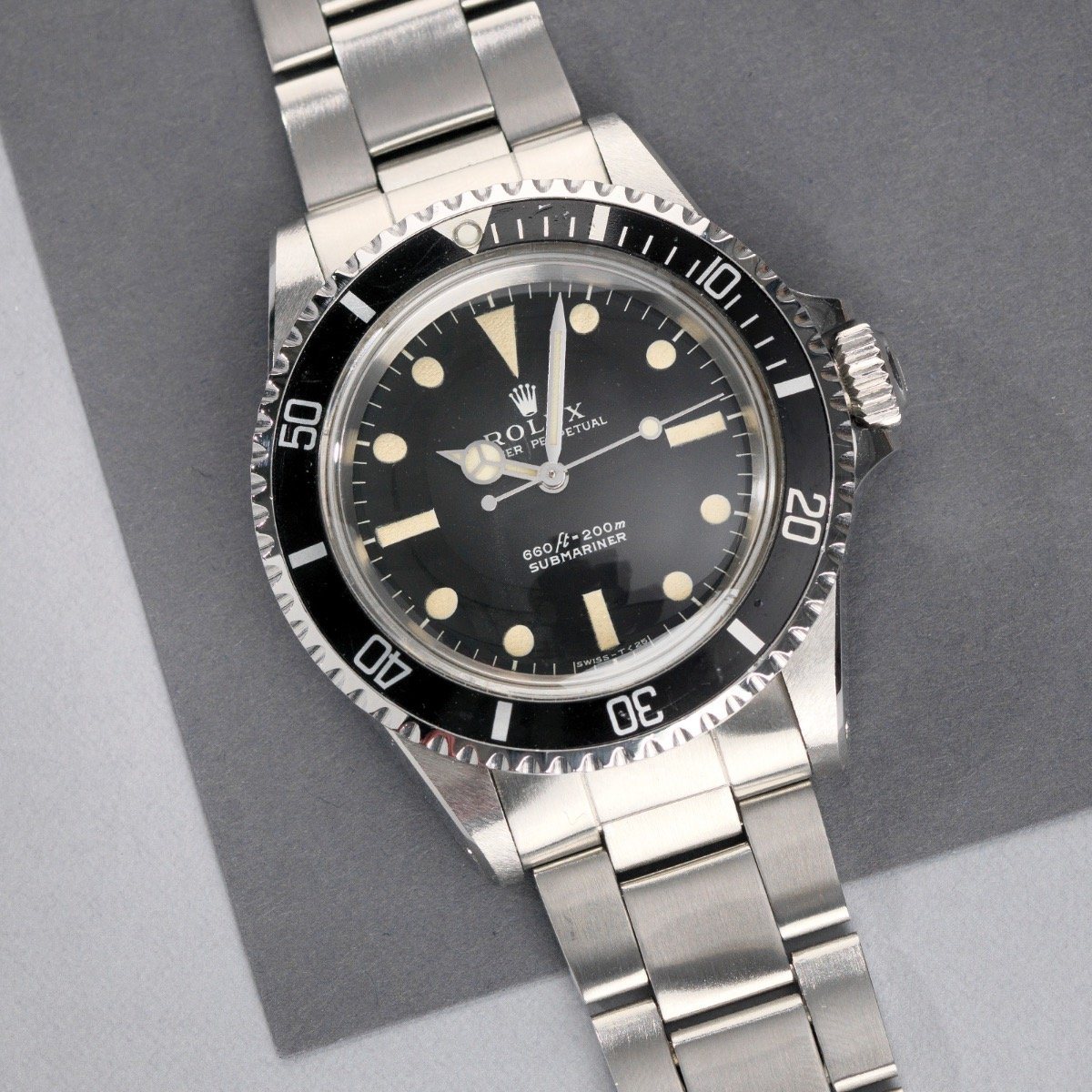 Rolex 5513 Submariner Non - Serif Dial 1968