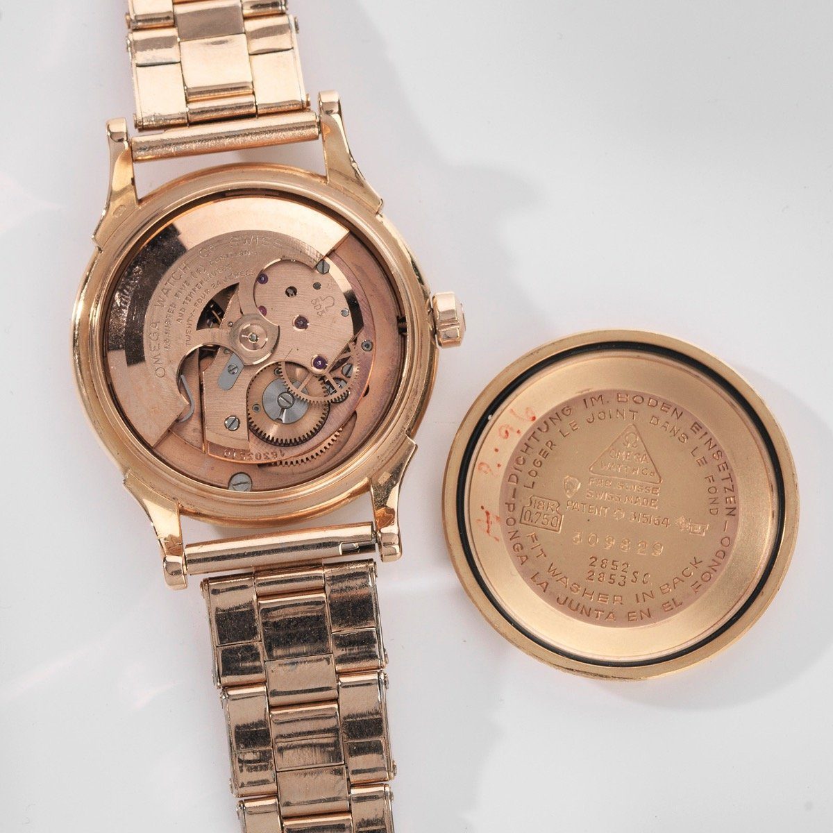 Omega Pink Gold Constellation ref. 2852 2853, 1958 