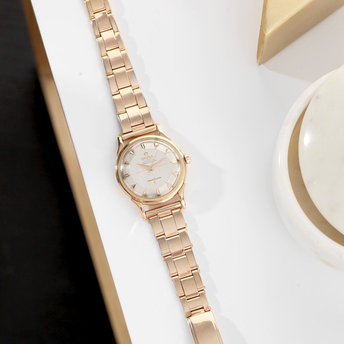 Omega Pink Gold Constellation ref. 2852 2853, 1958 