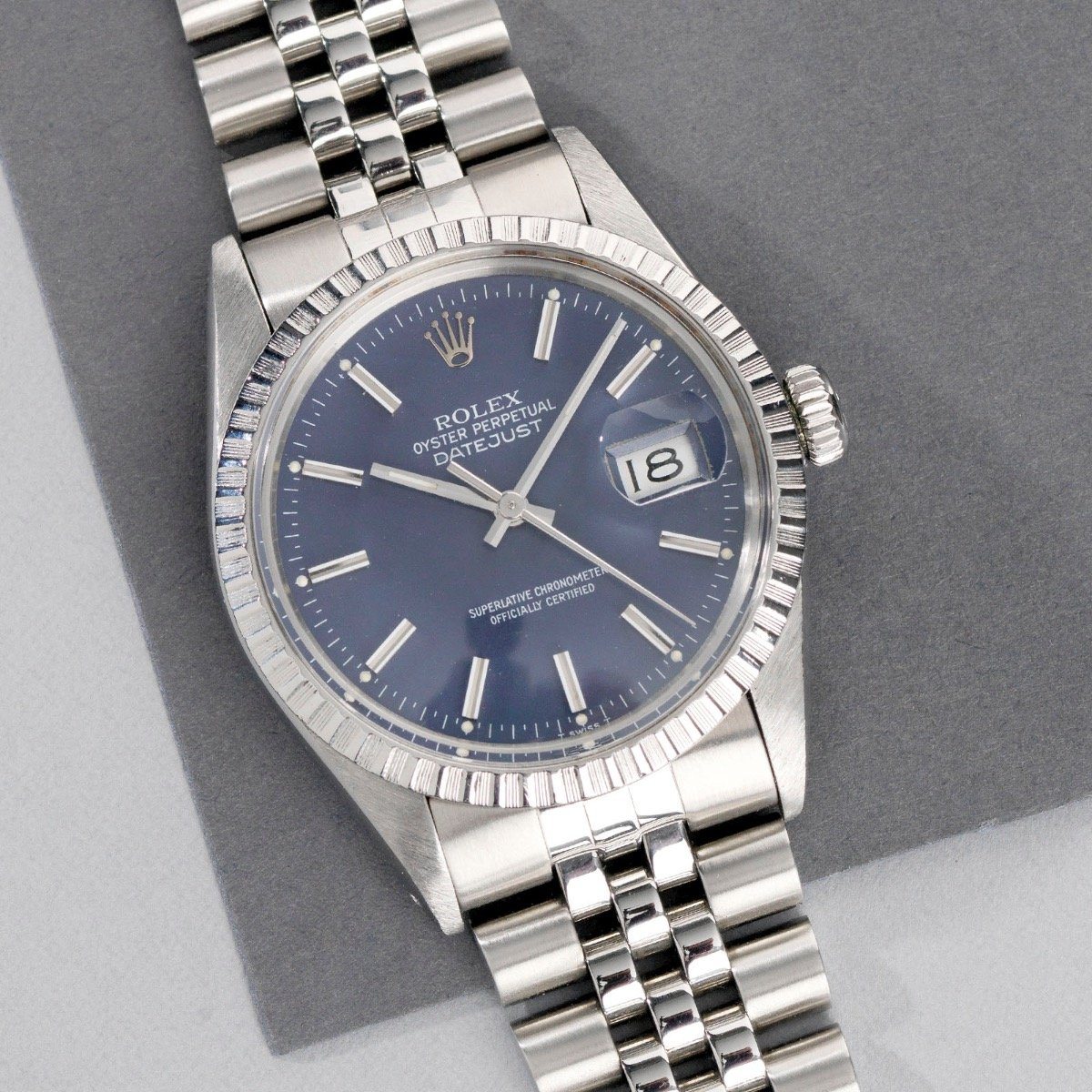 Rolex Datejust Blue Dial 16030 