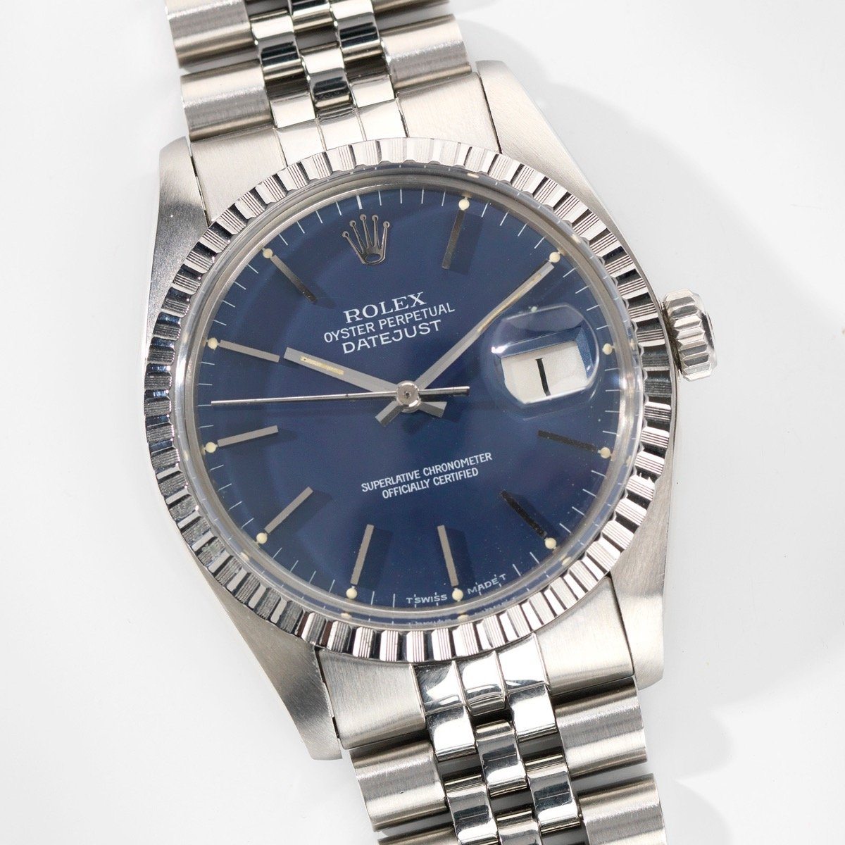 Rolex Datejust Blue Dial 16030