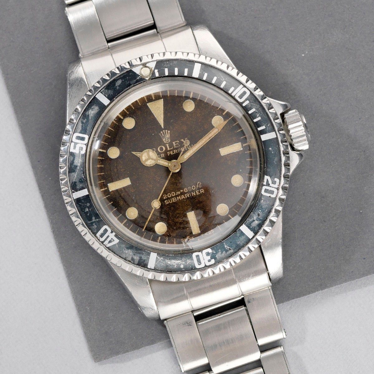Rolex Submariner Tropical Bart Simpson Dial 5513