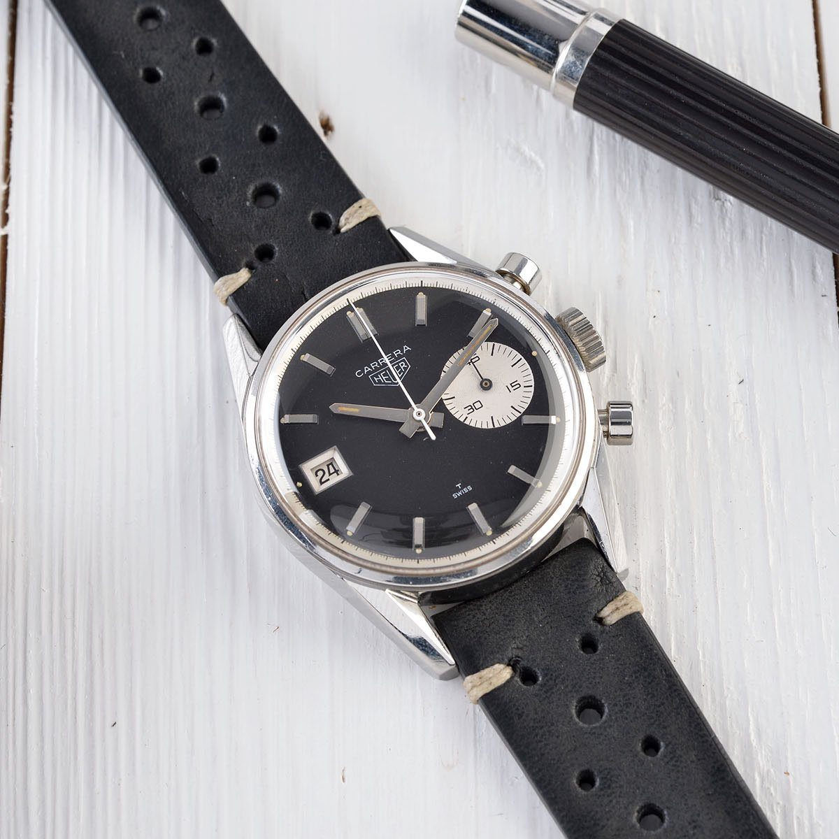 RARE HEUER CARRERA DATO 3147 NS