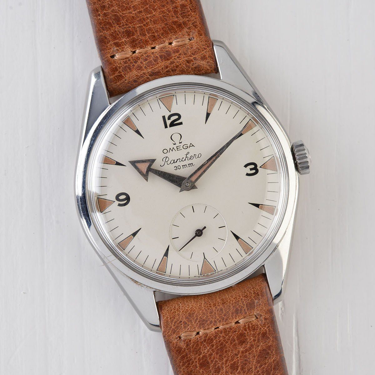 OMEGA RANCHERO WHITE DIAL