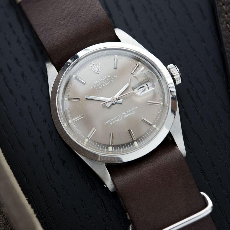 ROLEX 1600 DATEJUST BROWN SIGMA DIAL